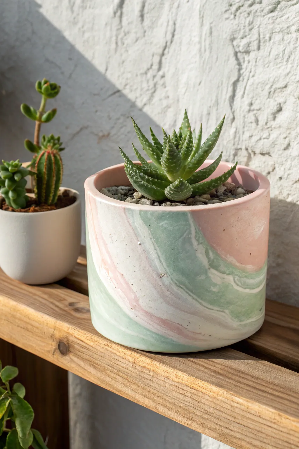 Elevate your greenery game with these chic polymer clay planters that blend Scandinavian minimalism with a hint of Boho flair.