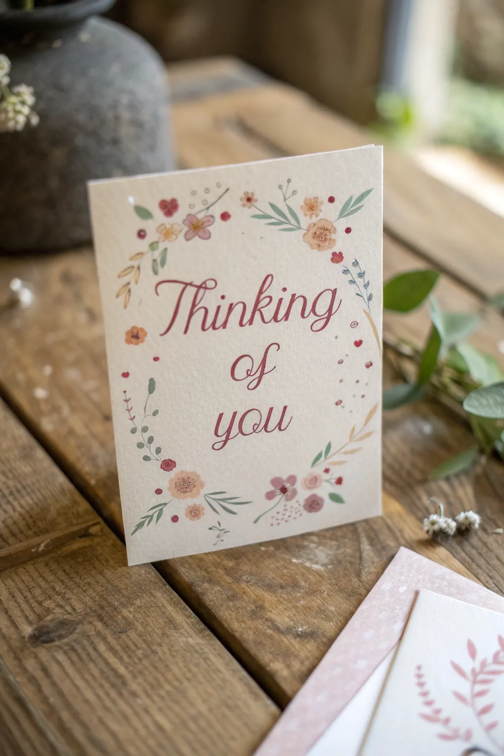 Elevate your greetings with a touch of elegance and simplicity. 🌿✨