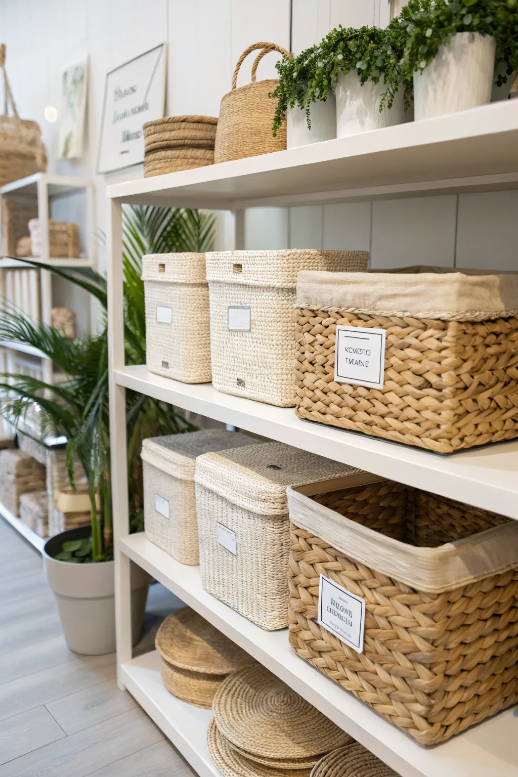 Elevate your space with seasonal organization - simplicity meets style.
