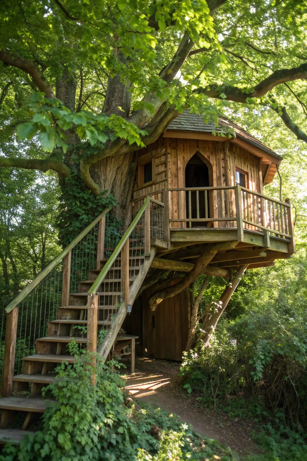 Discover your secret hideaway, where adventure begins with a hidden door.