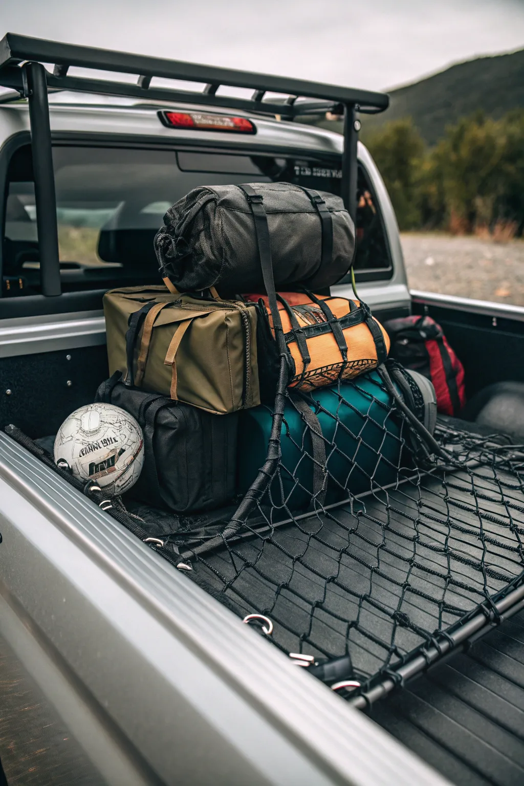 Elevate your road trip game with a cargo net: the ultimate solution for organized adventures.