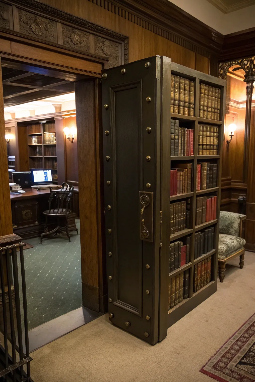 Secret entrances enhance security and add intrigue.