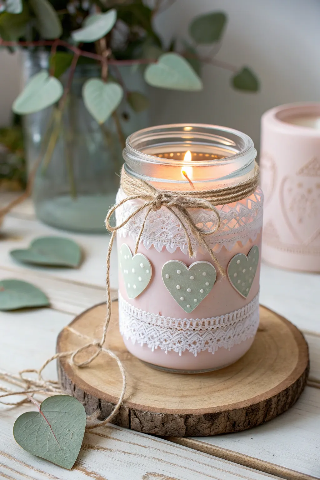Illuminate your space with love: DIY Sweetheart Candle Holders that blend minimalist charm with boho beauty.