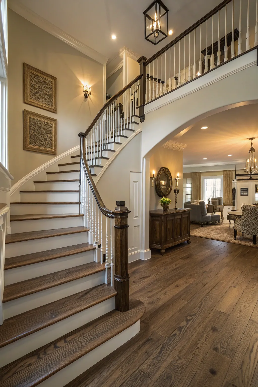 Wood-grain vinyl offers a timeless appeal that complements any interior style.