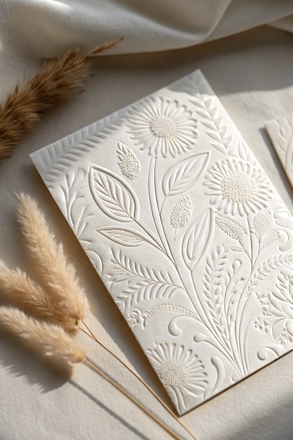 Discover the art of embossed elegance for your wedding cards—a touch of luxury in every detail.