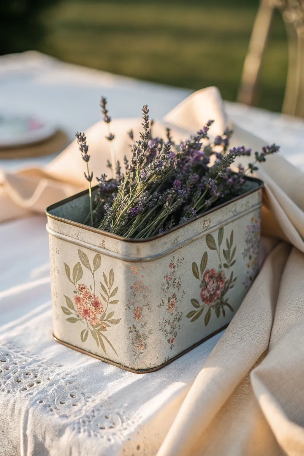 Elevate your wedding favors with charming vintage tins for a touch of whimsy and elegance.