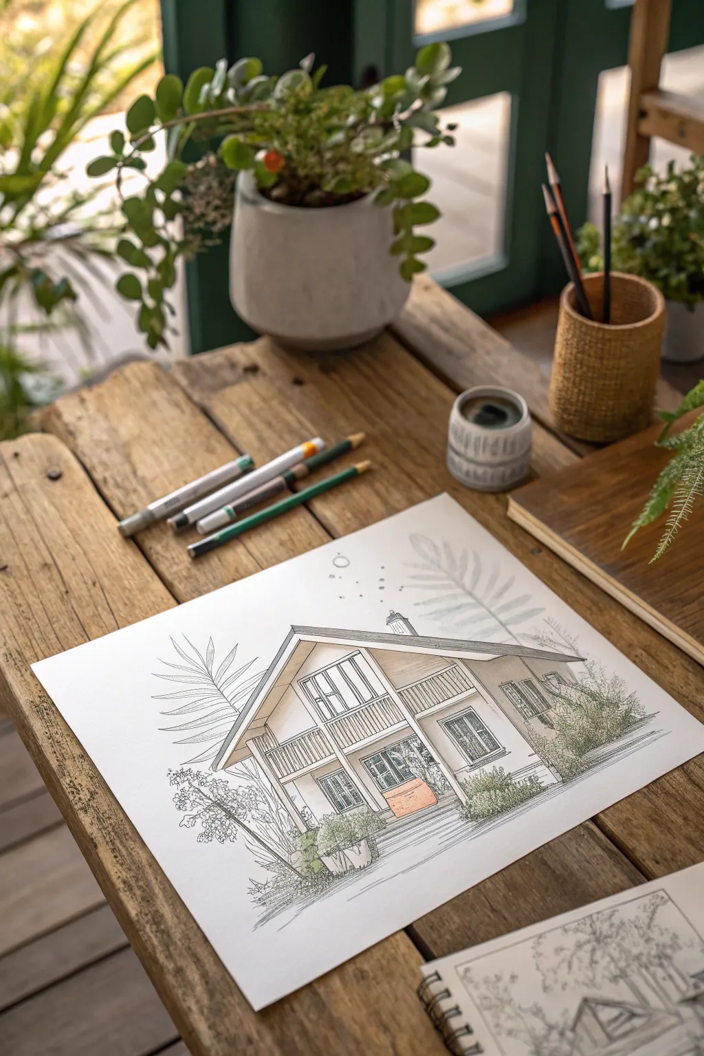 Craft your dream home on paper—where Scandinavian simplicity meets bohemian charm.