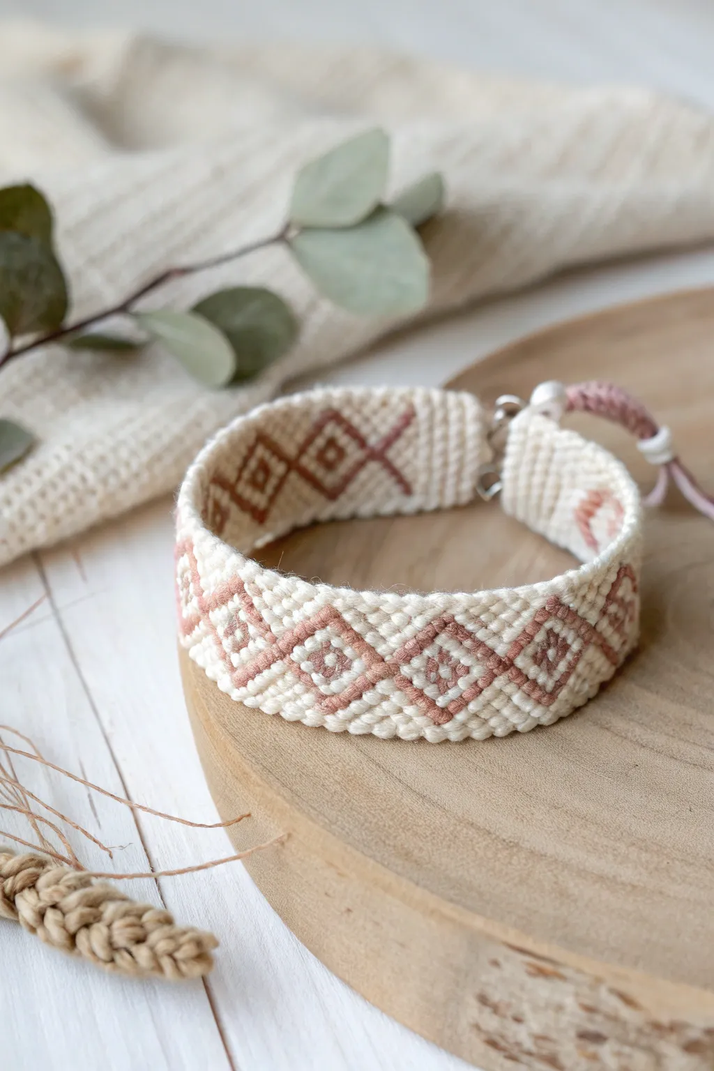 Wrap your wrist in cozy elegance with a woolen bracelet that captures the essence of Scandinavian minimalism and Boho warmth.