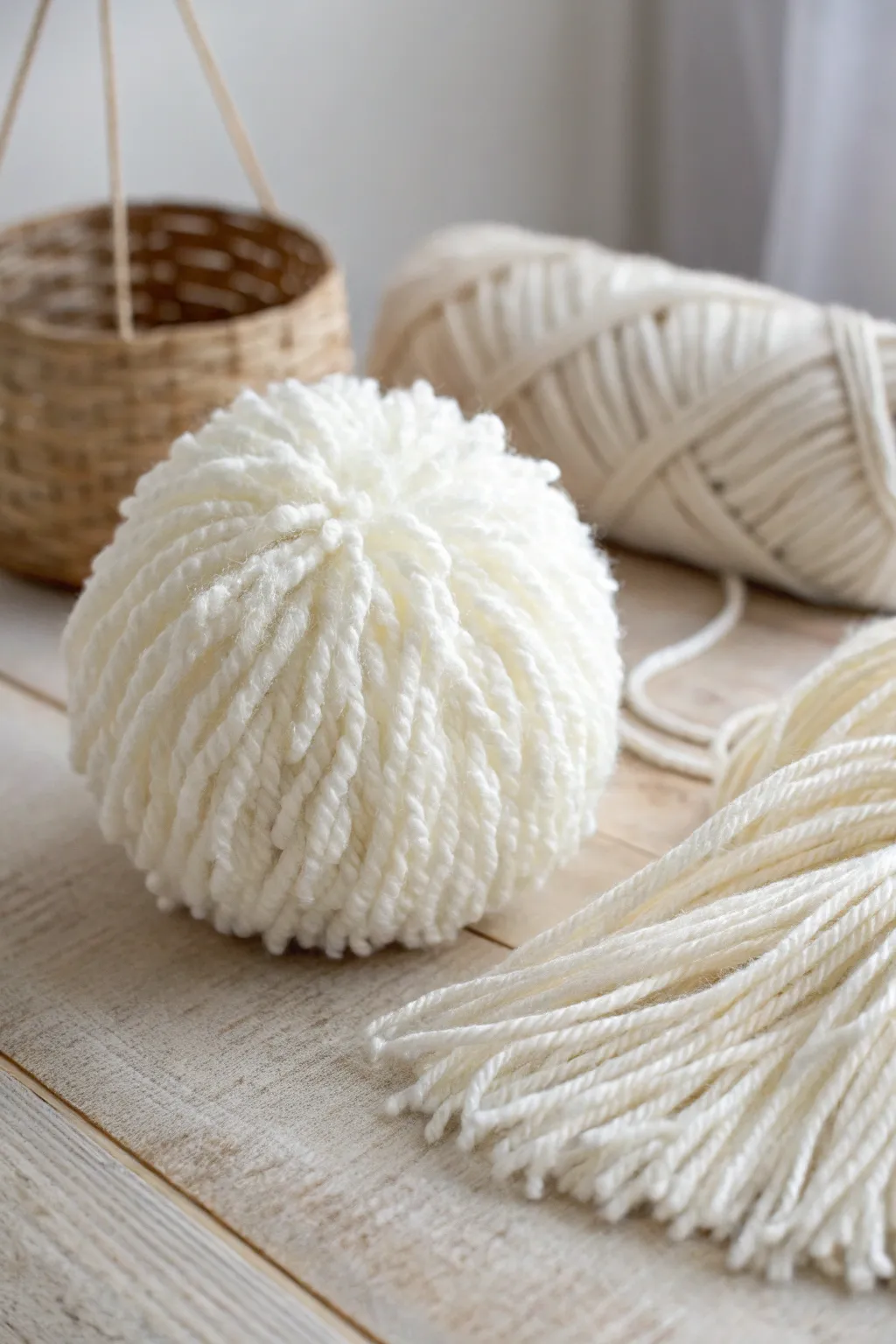 Embrace winter fun indoors with handcrafted pom-pom snowballs, perfect for a cozy and warm snowball fight!