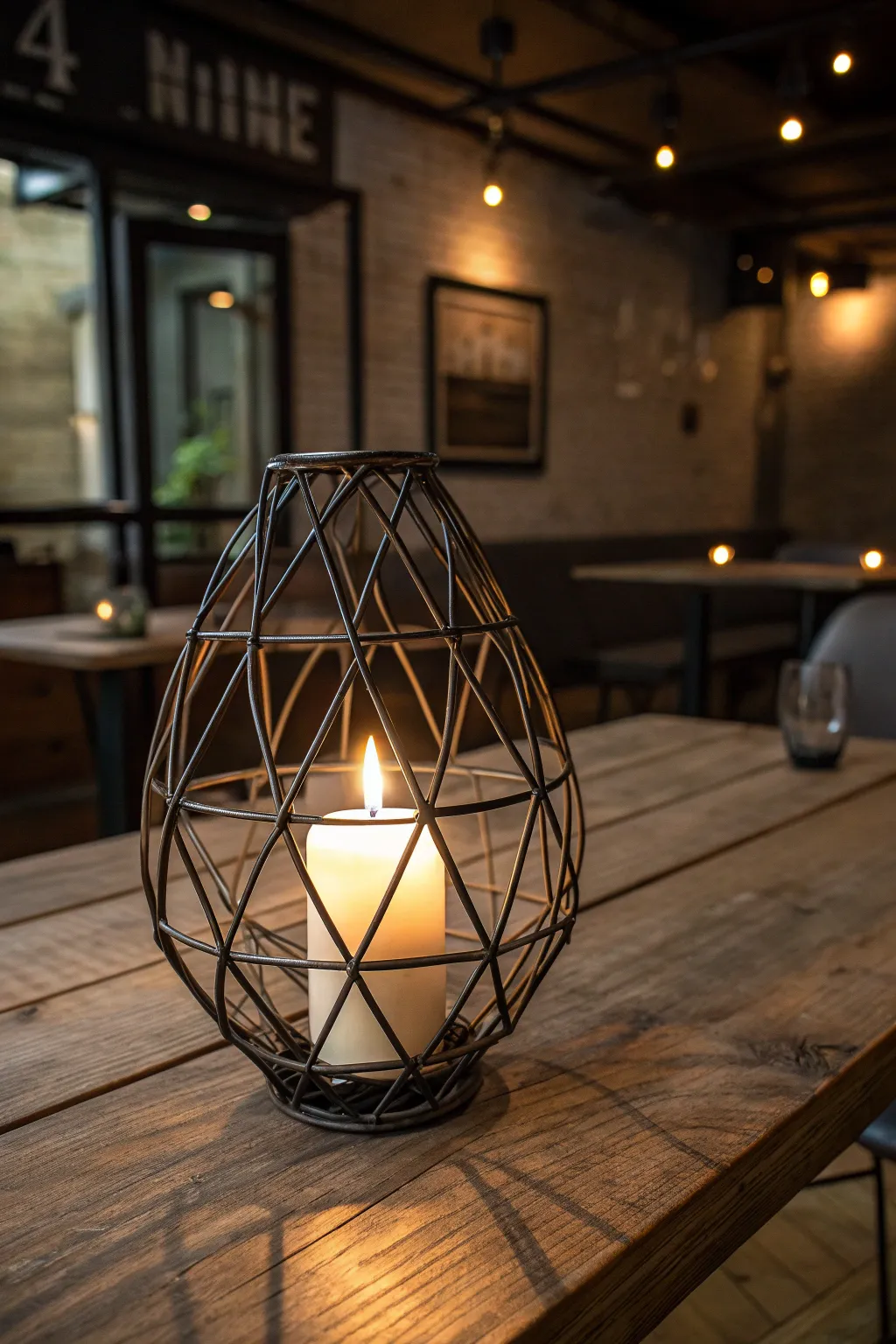 Illuminate your space with the rustic charm of handcrafted wire candle holders.