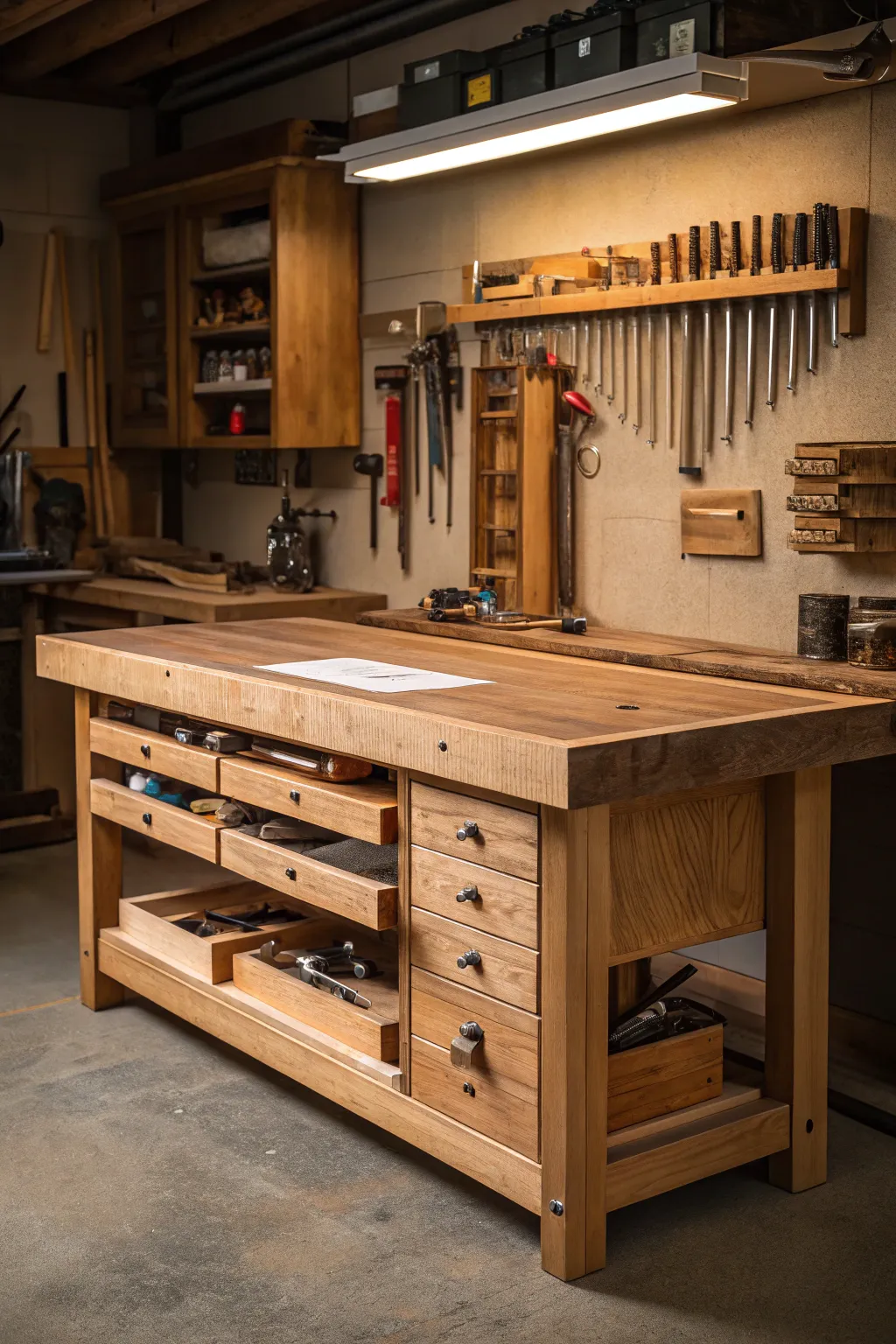 Elevate your workshop's efficiency with smart under-bench storage solutions.