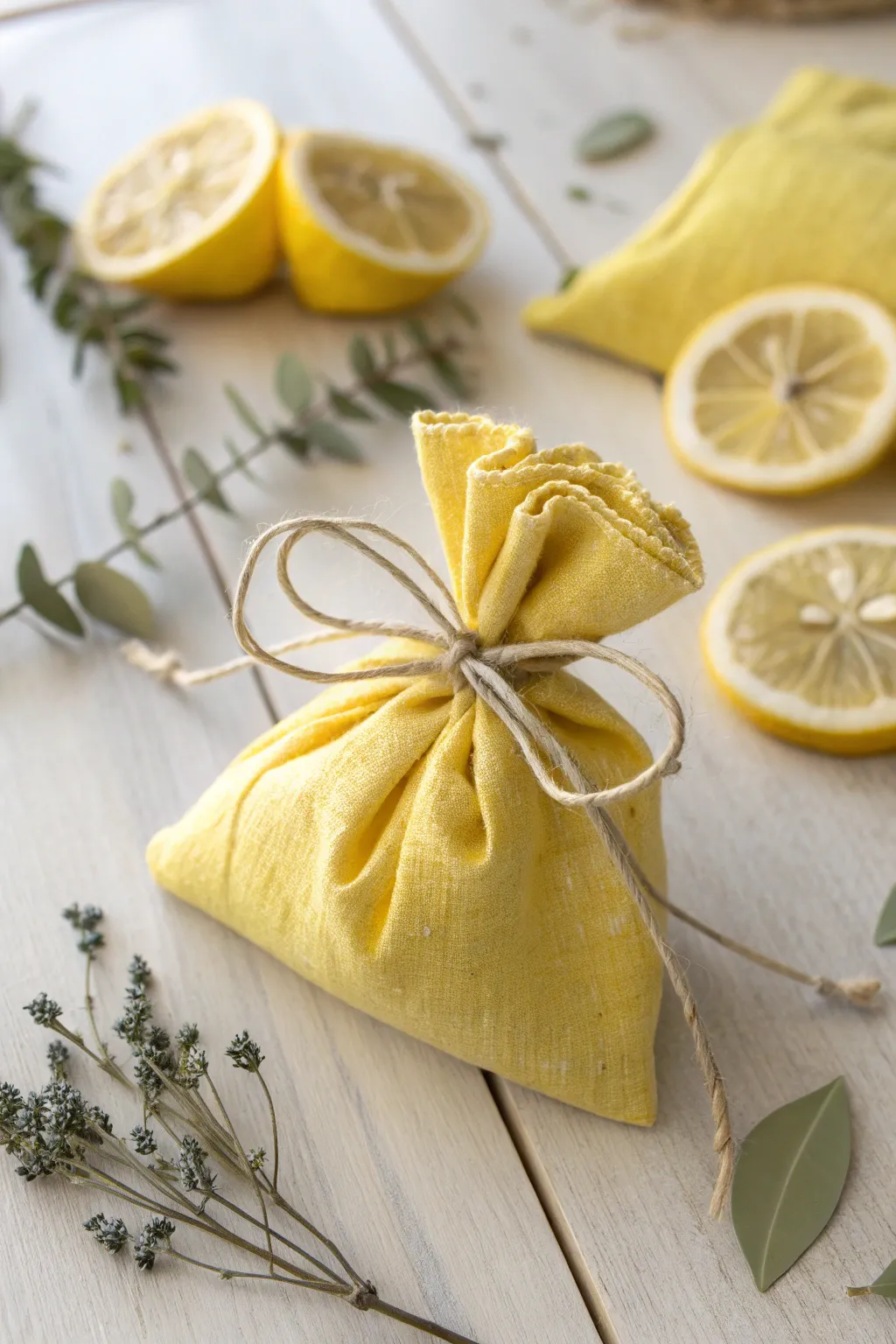 Add a touch of sunshine to your drawers with these charming lemon scented sachets!